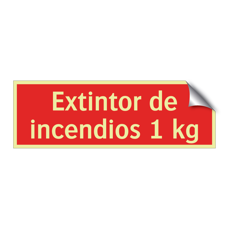 Extintor de incendios 1 kg