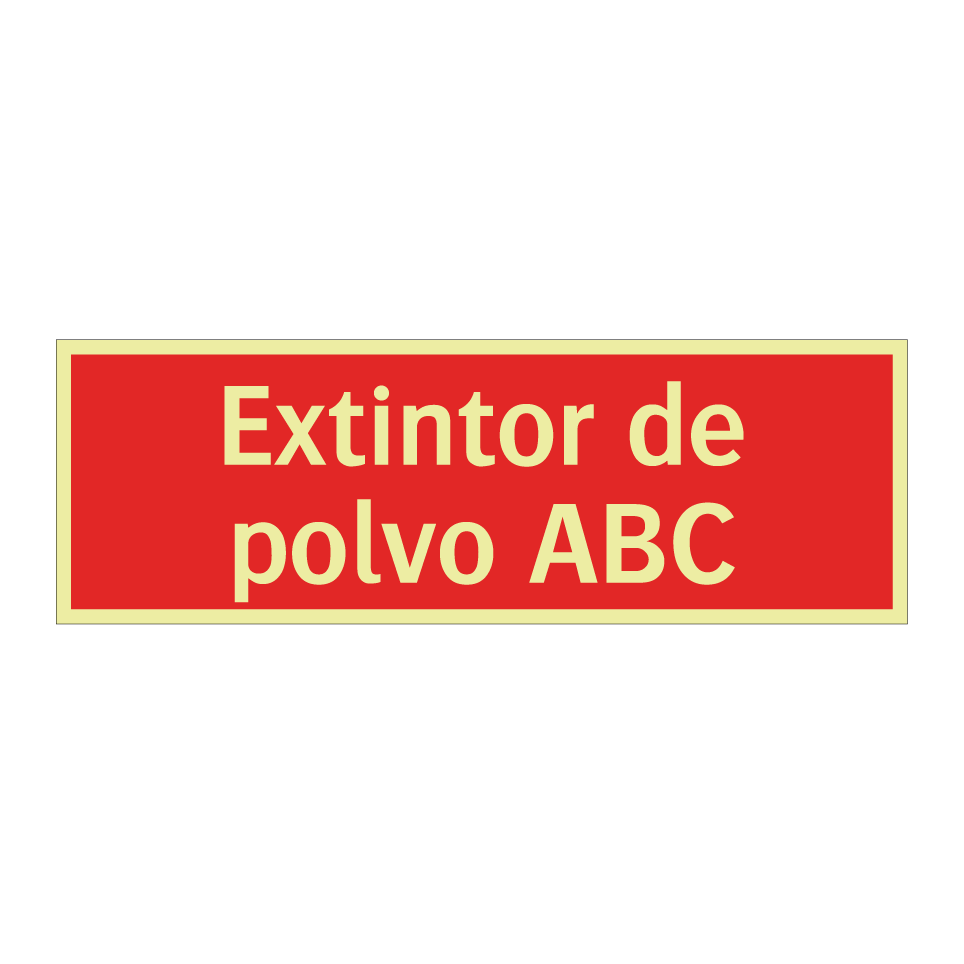 Extintor de polvo ABC