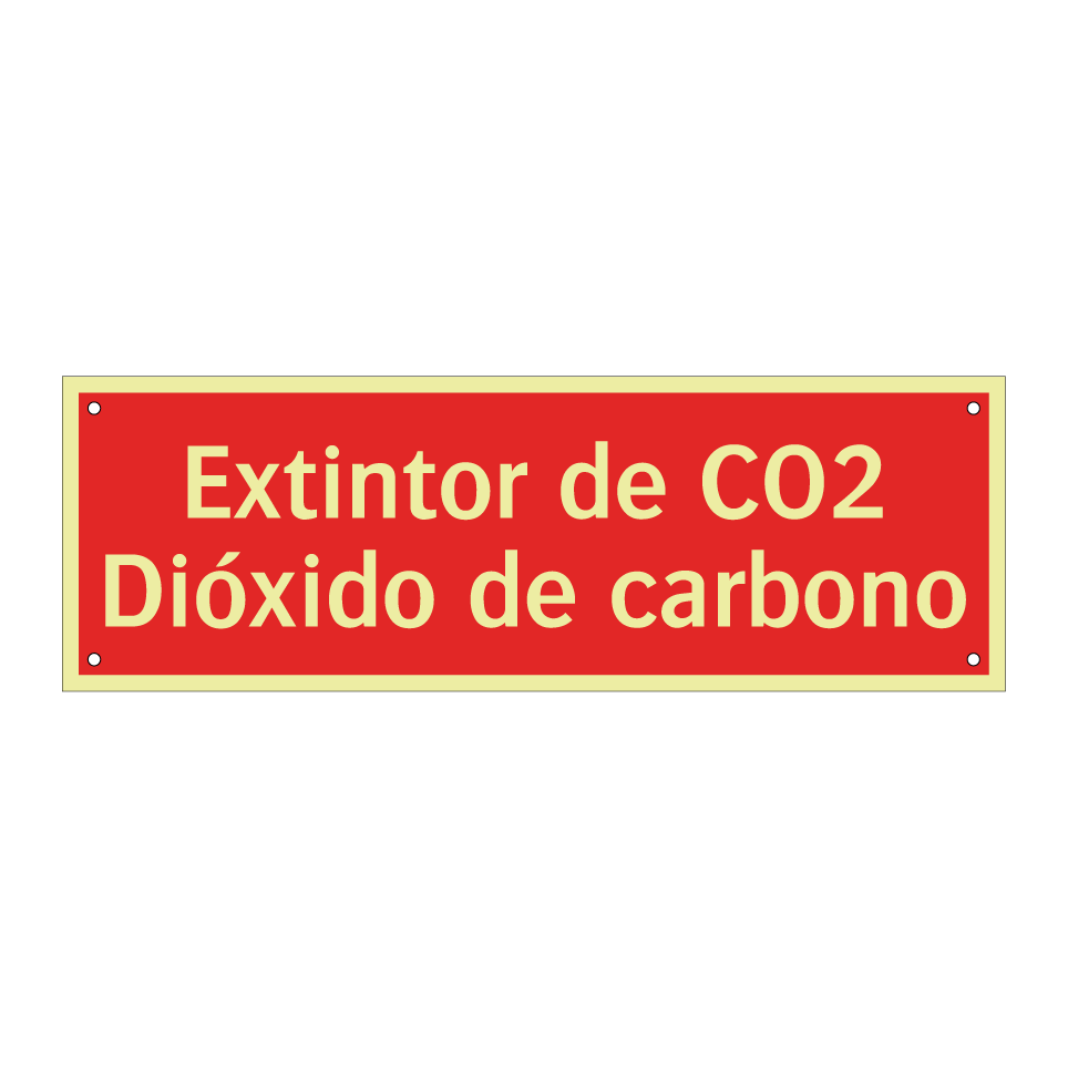 Extintor de CO2 Dióxido de carbono