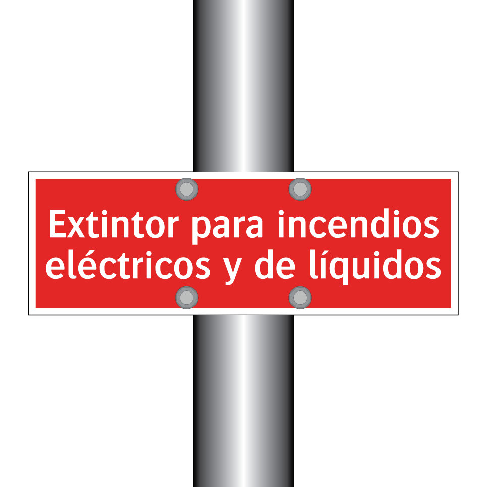 Extintor para incendios eléctricos y de líquidos