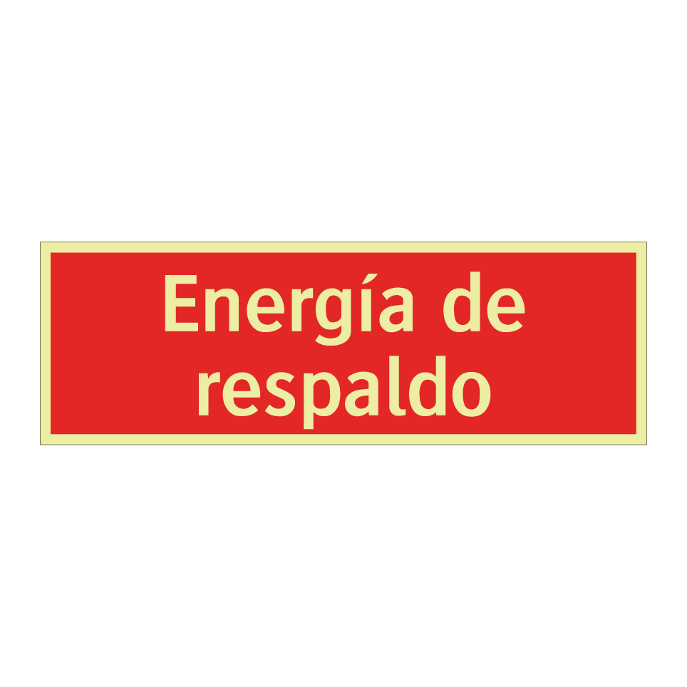 Energía de respaldo