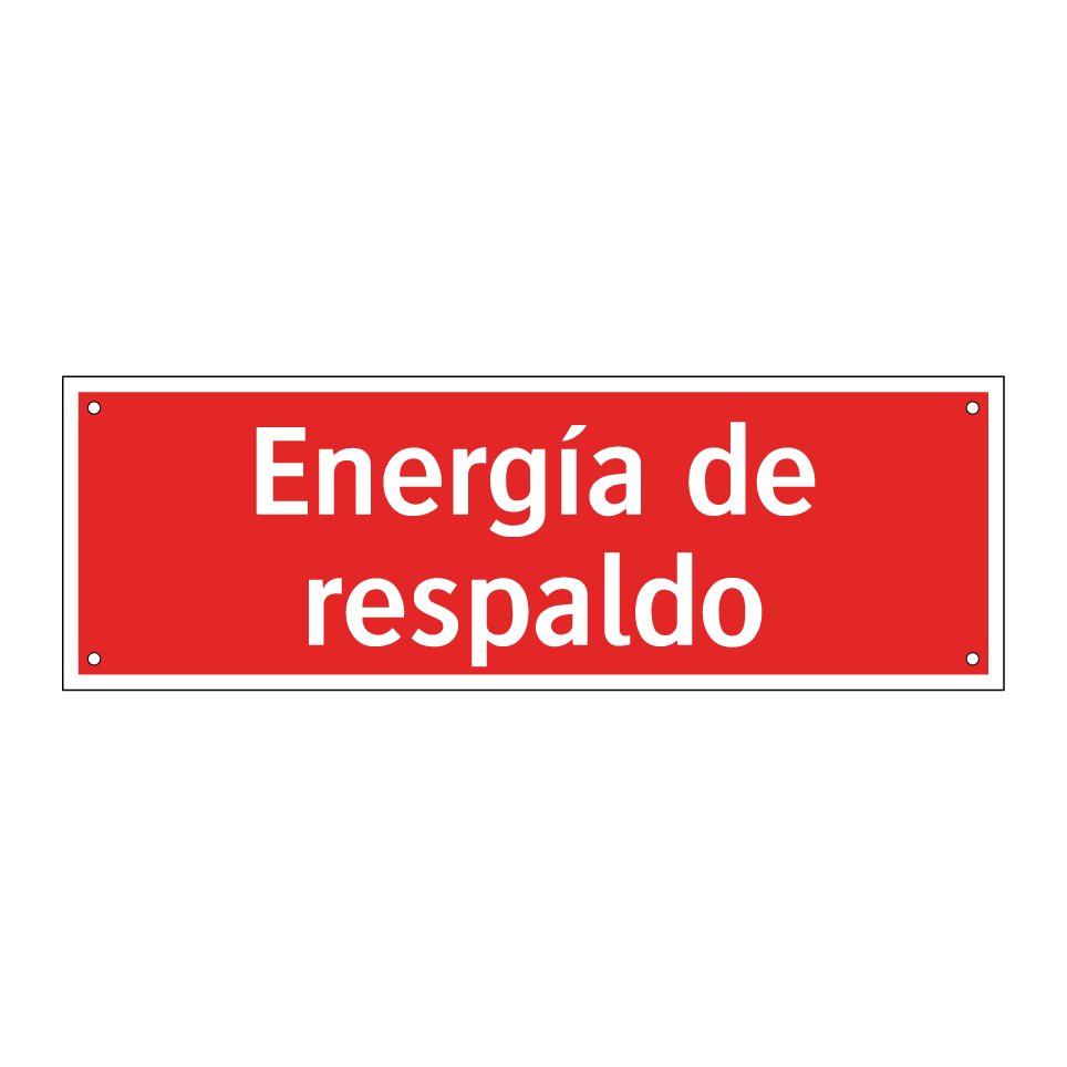 Energía de respaldo