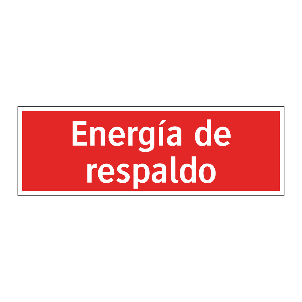 Energía de respaldo