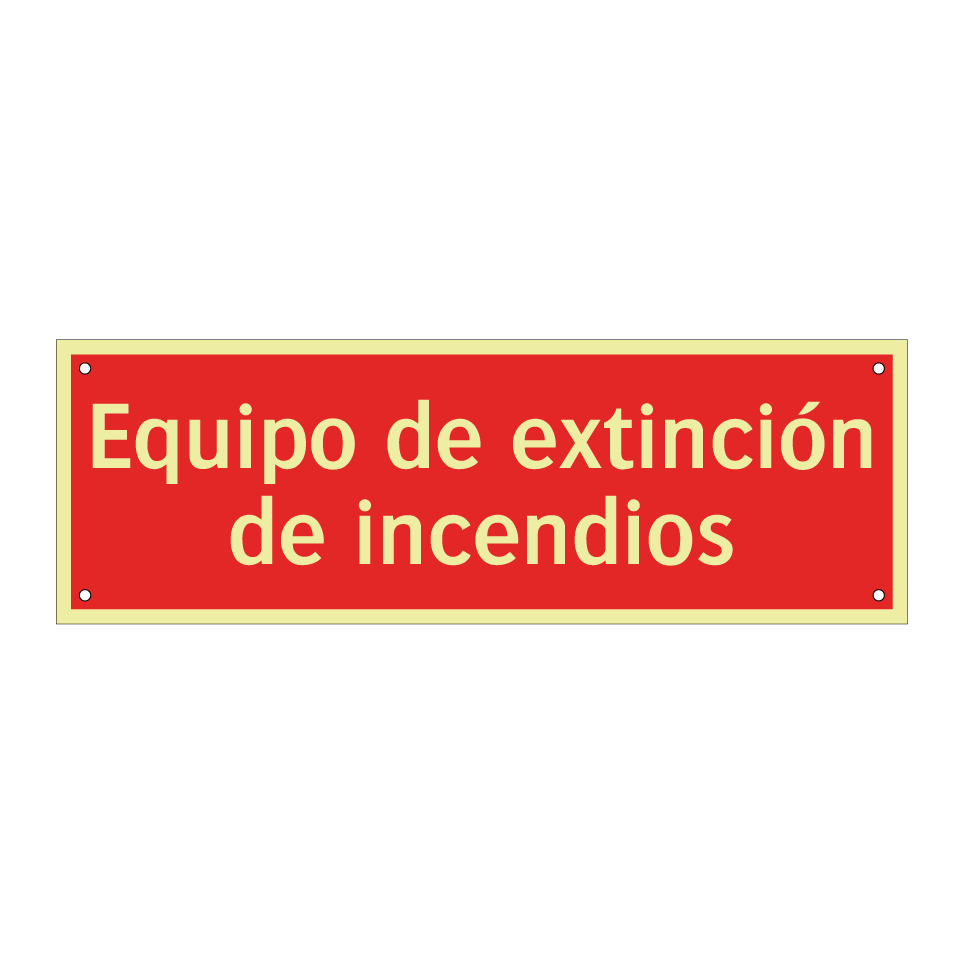 Equipo de extinción de incendios