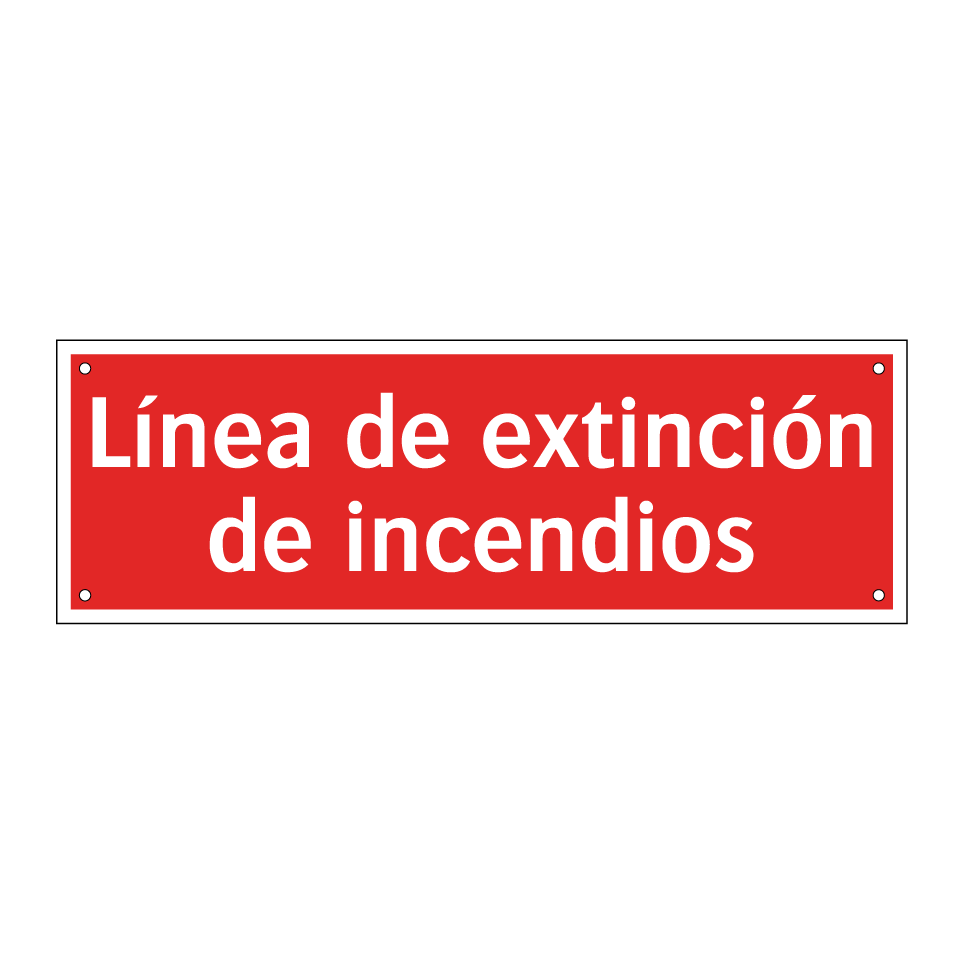 Línea de extinción de incendios