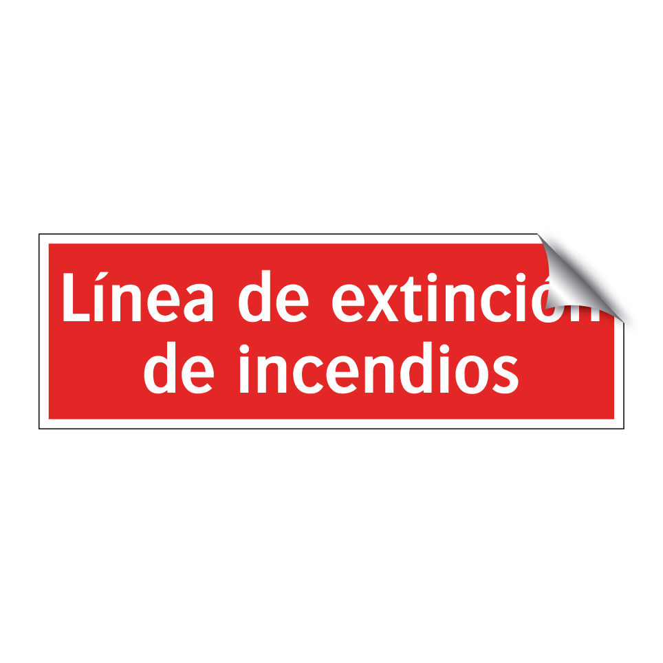 Línea de extinción de incendios