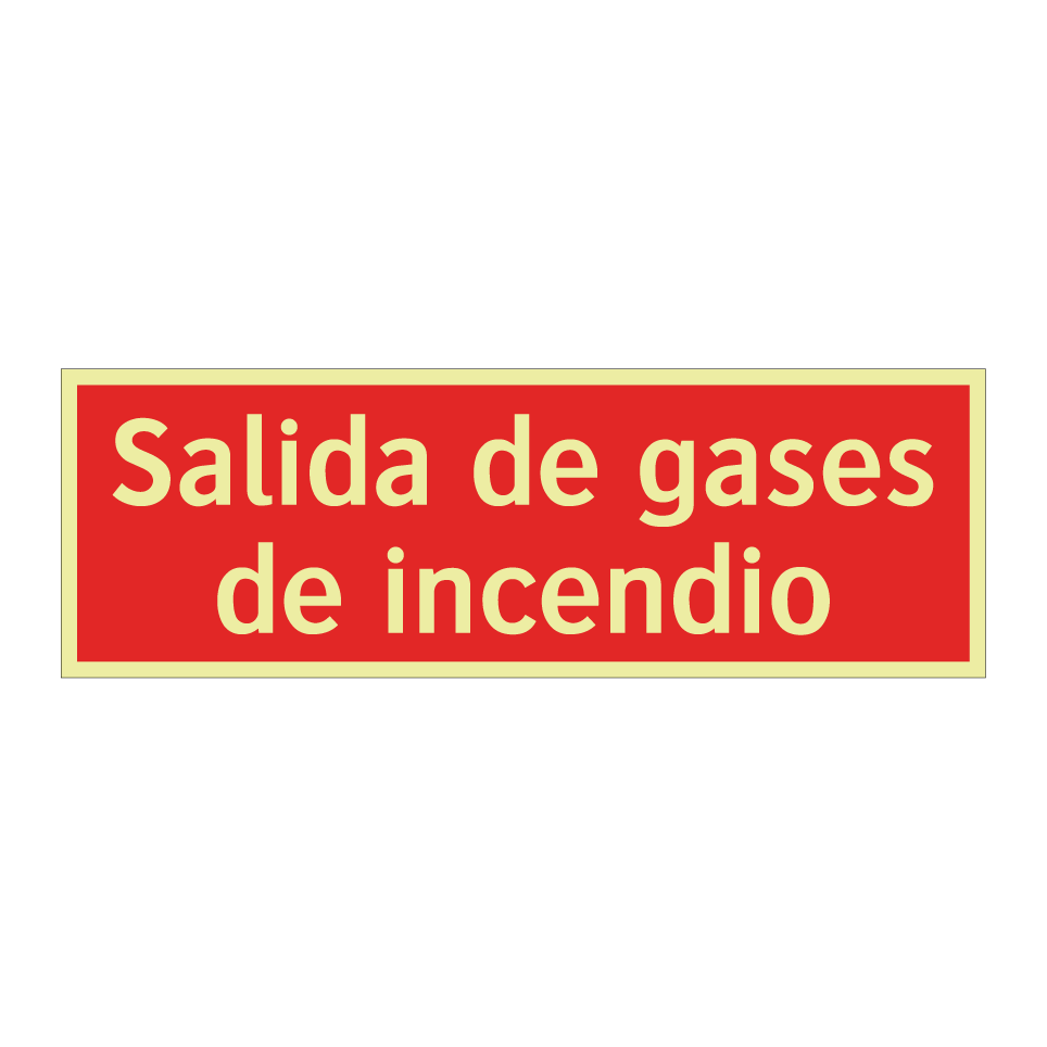 Salida de gases de incendio