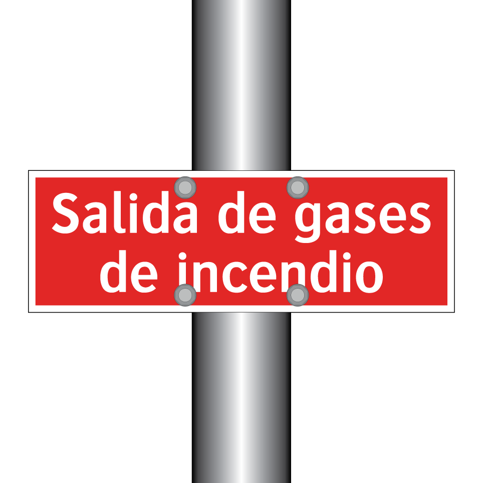 Salida de gases de incendio