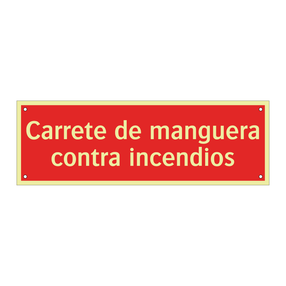 Carrete de manguera contra incendios