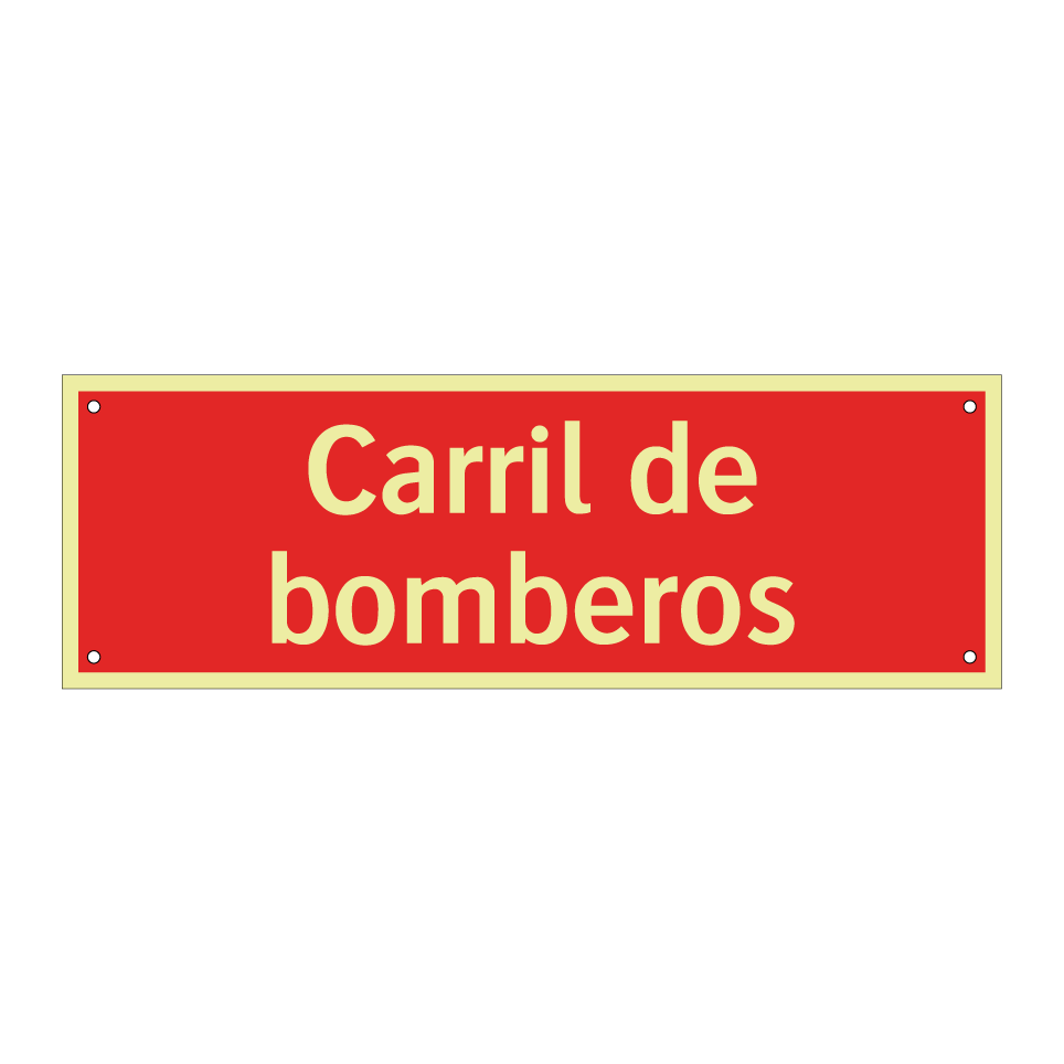 Carril de bomberos