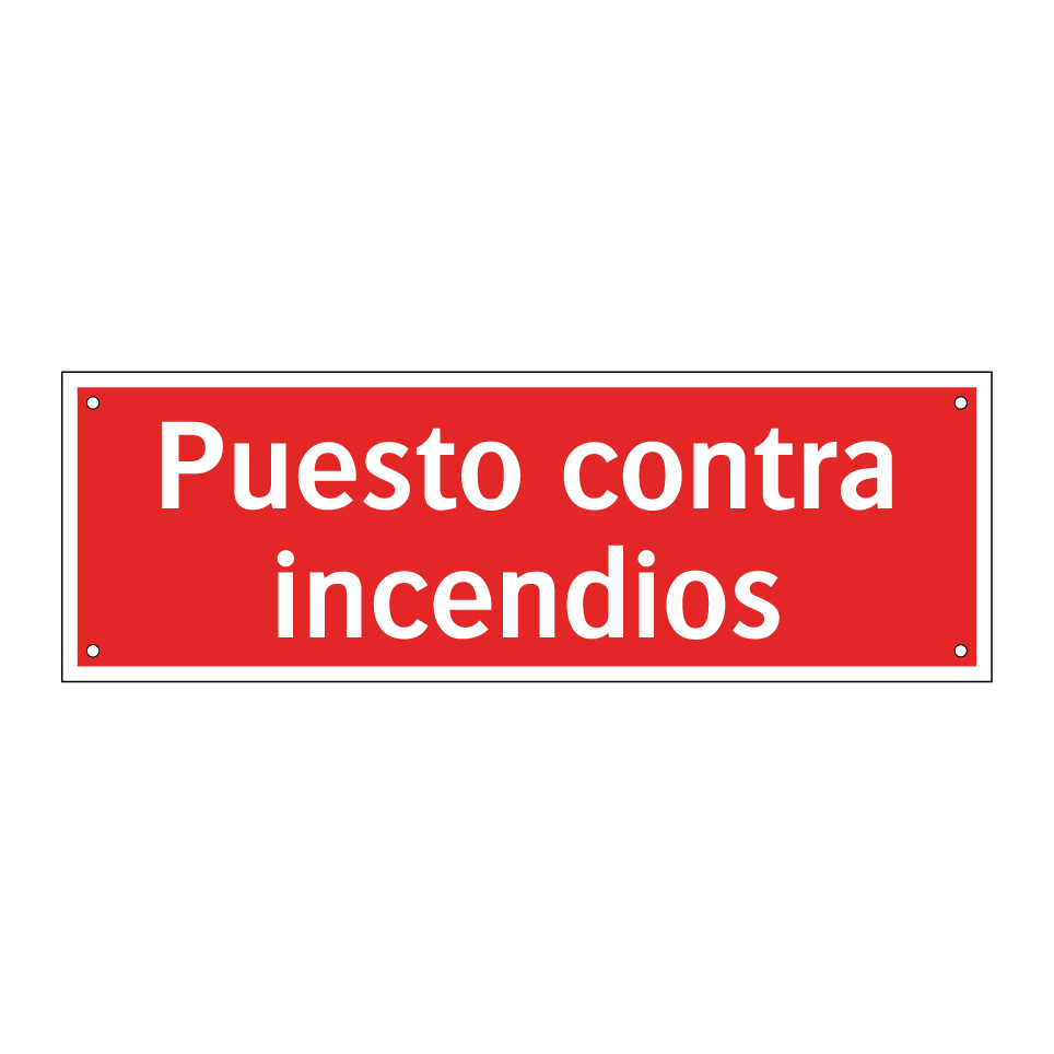 Puesto contra incendios