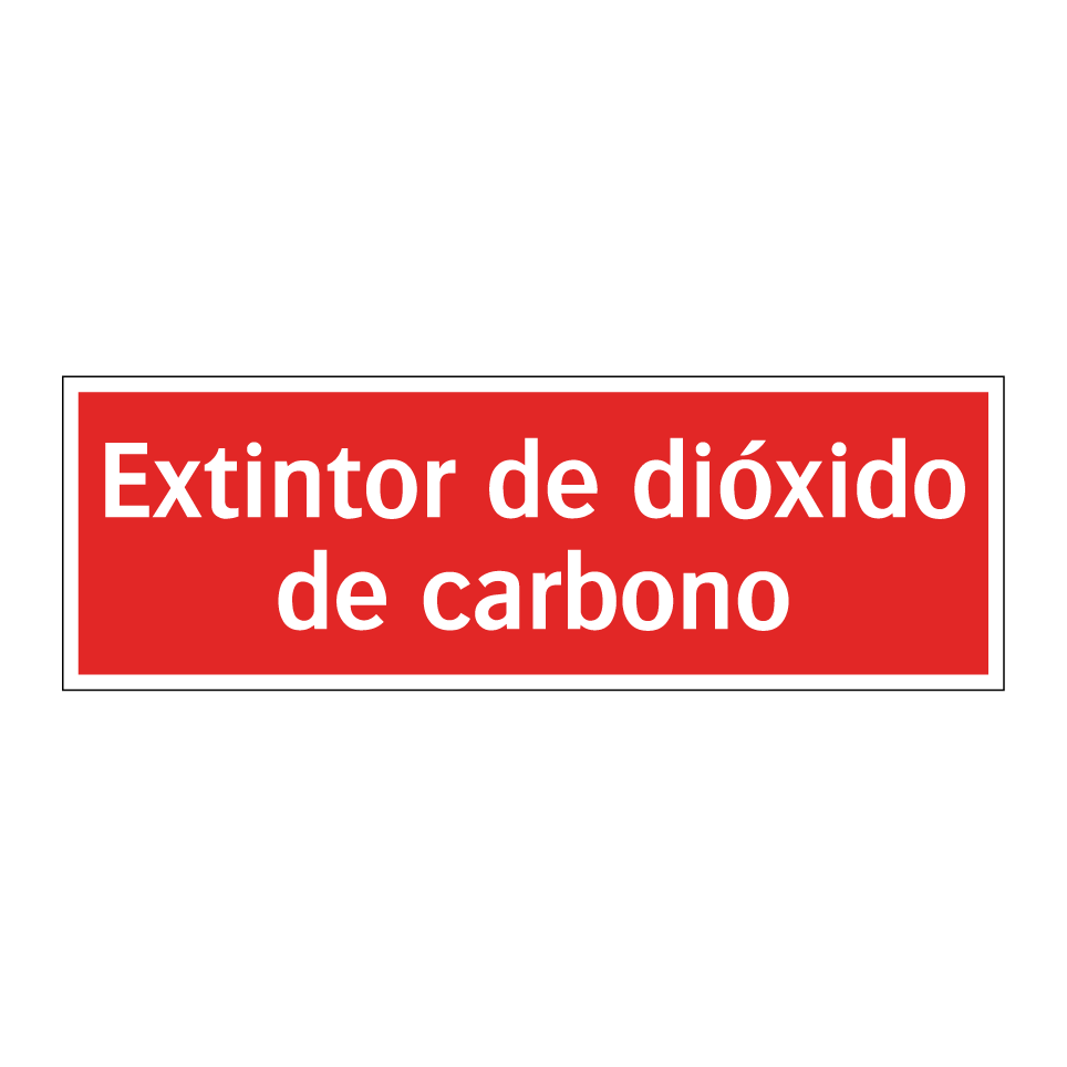 Extintor de dióxido de carbono