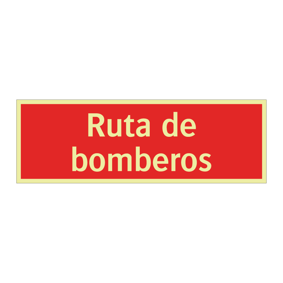 Ruta de bomberos