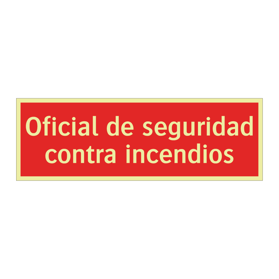 Oficial de seguridad contra incendios