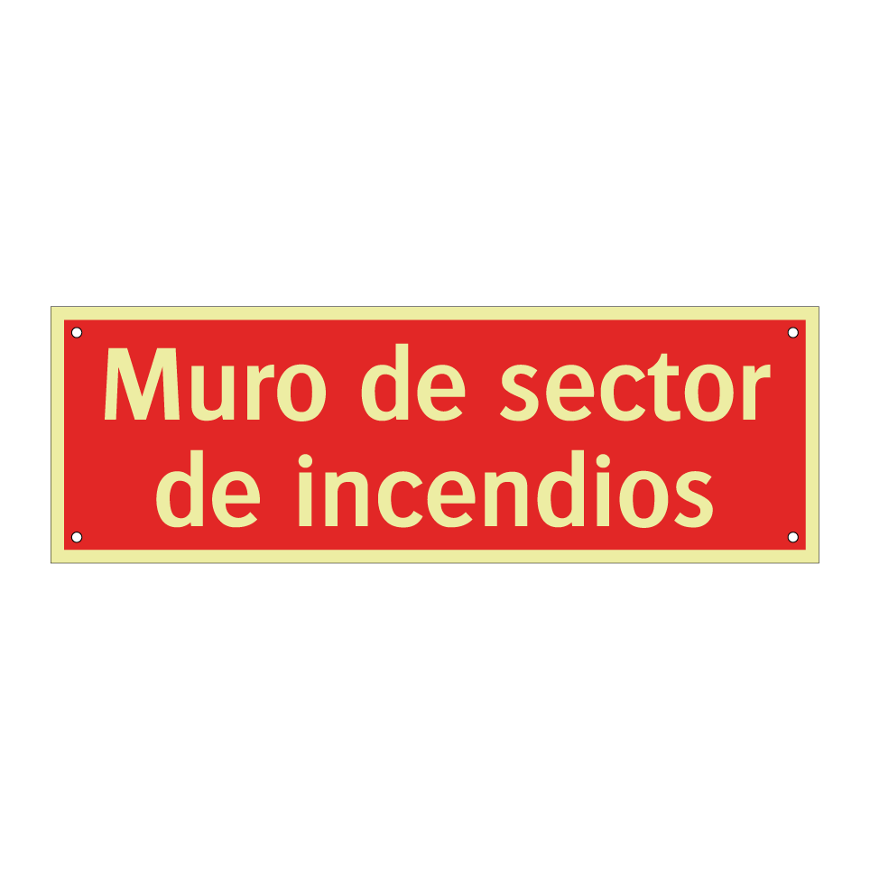 Muro de sector de incendios
