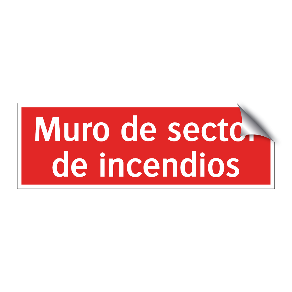 Muro de sector de incendios