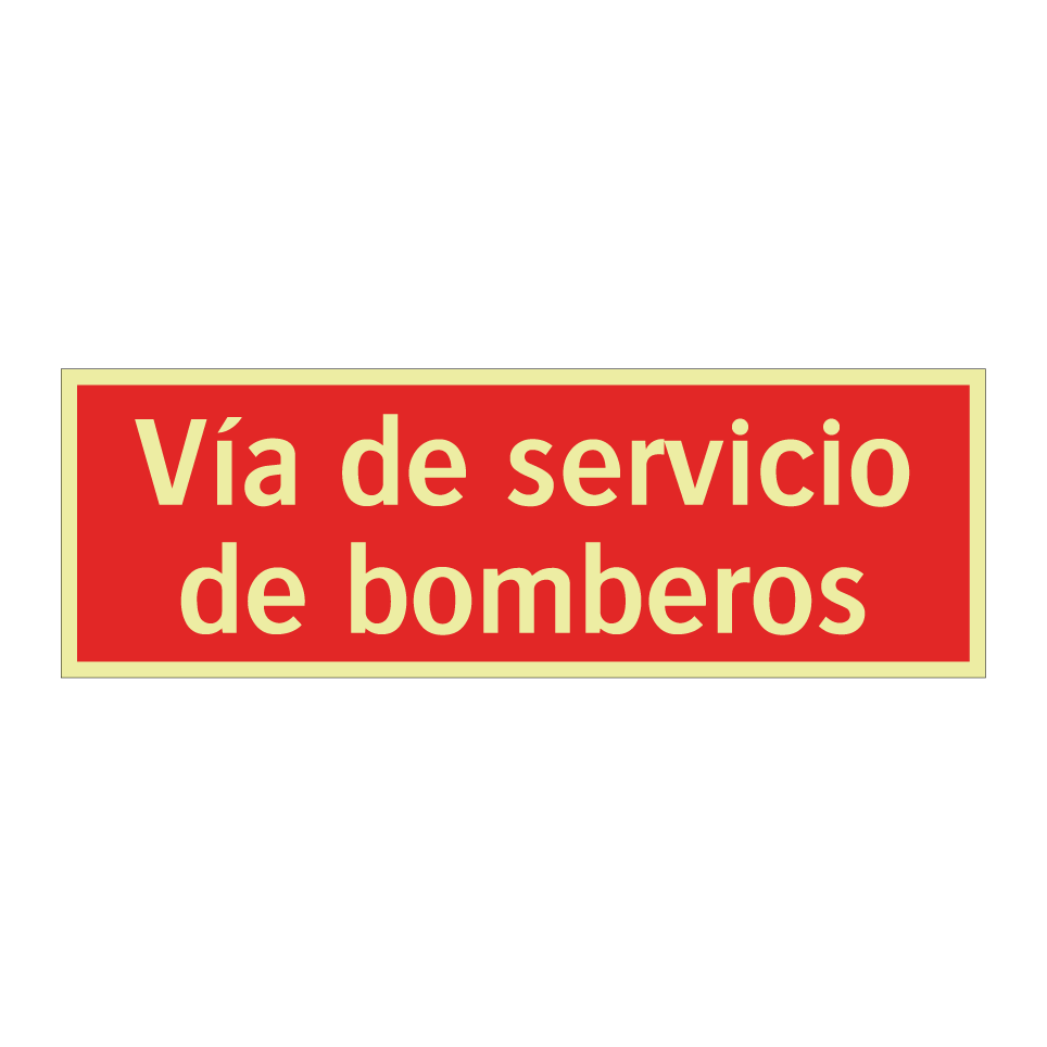 Vía de servicio de bomberos