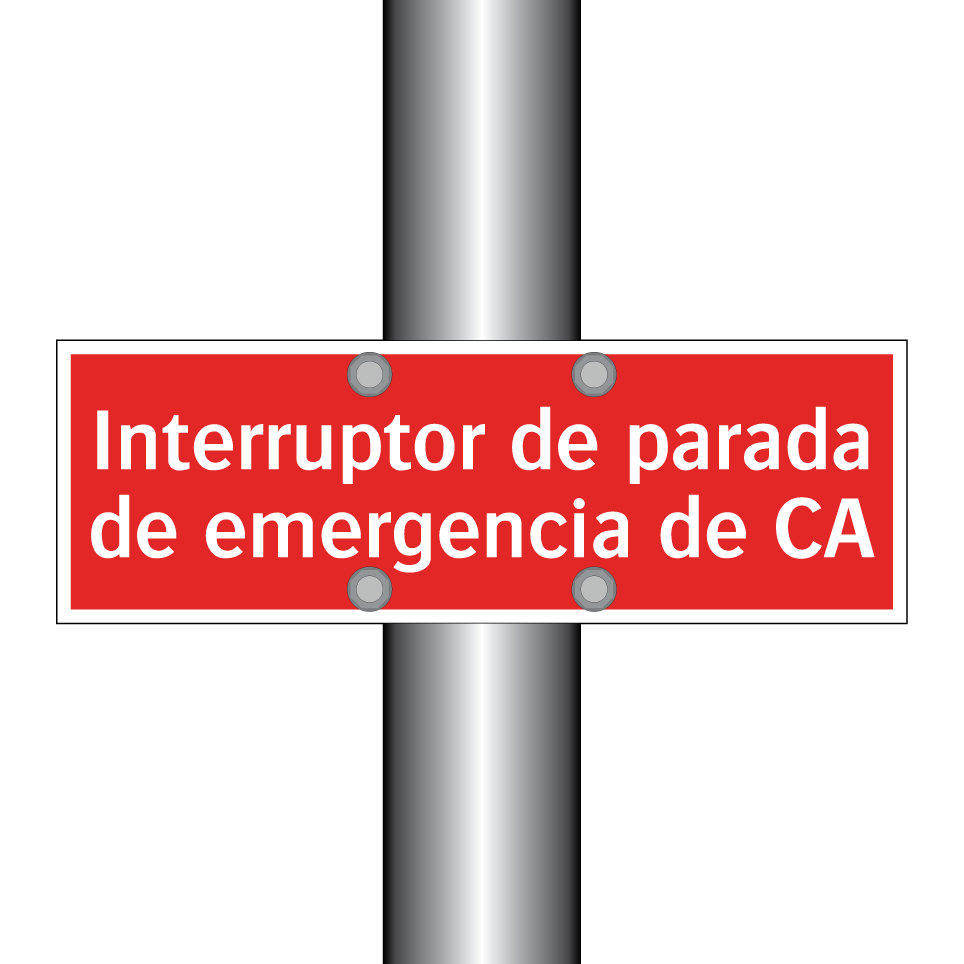 Interruptor de parada de emergencia de CA