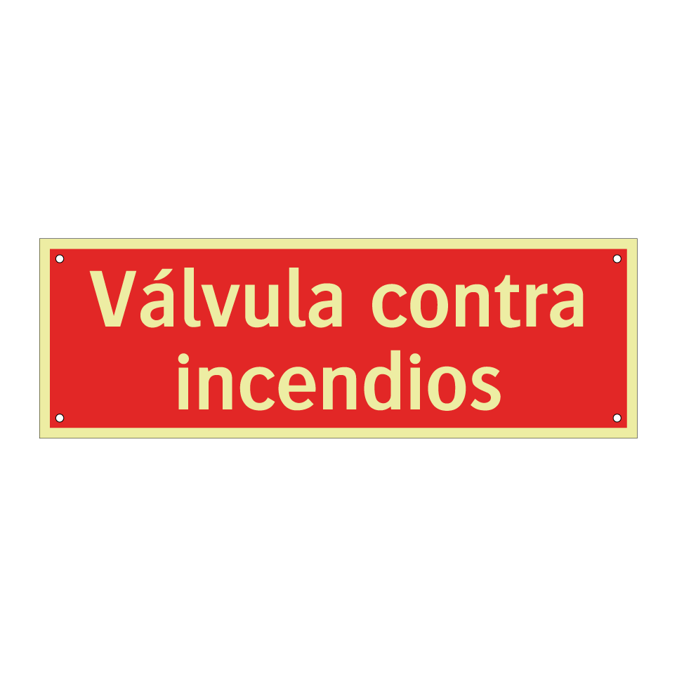 Válvula contra incendios