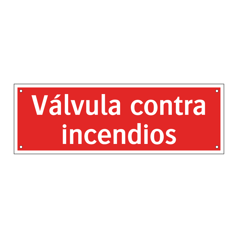Válvula contra incendios