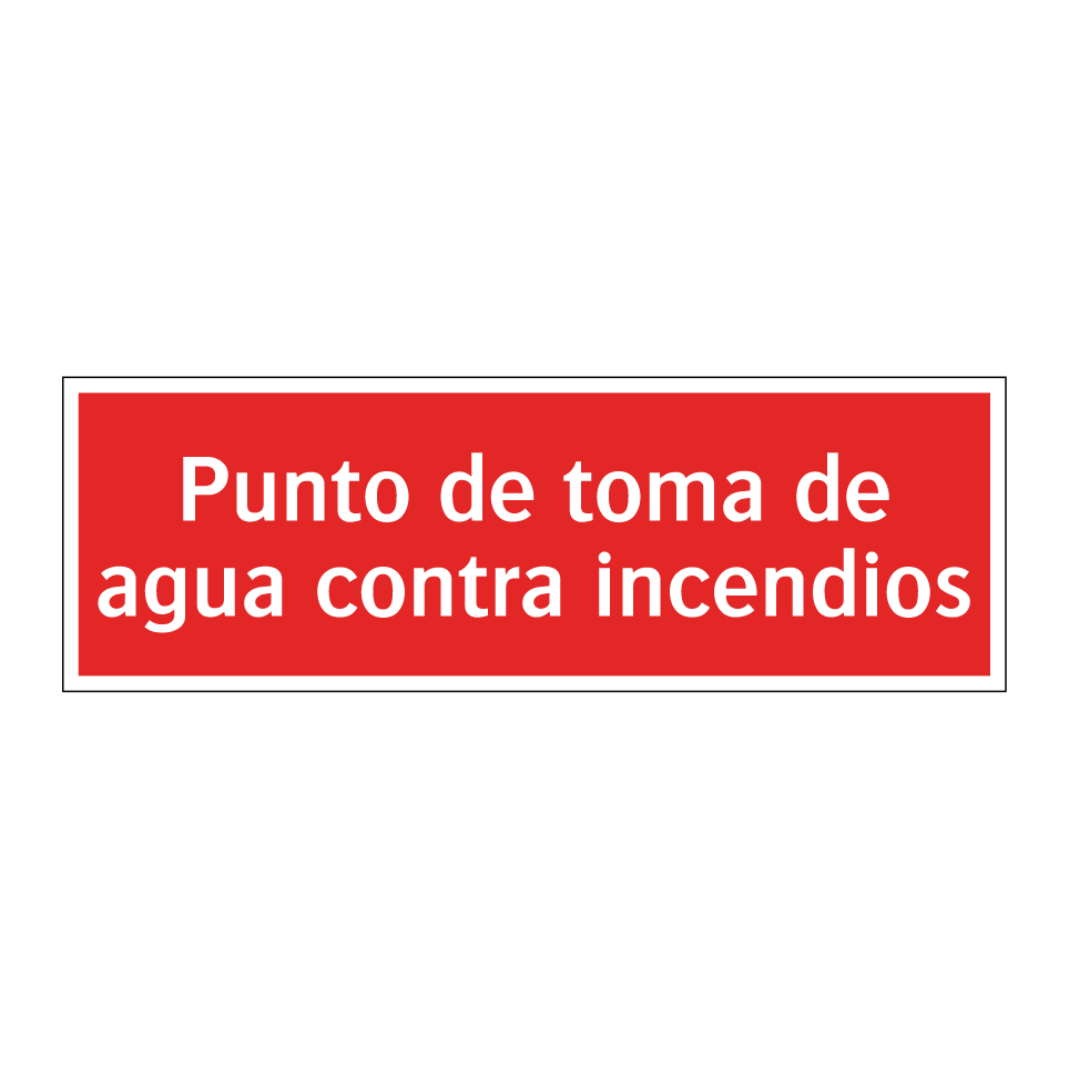 Punto de toma de agua contra incendios