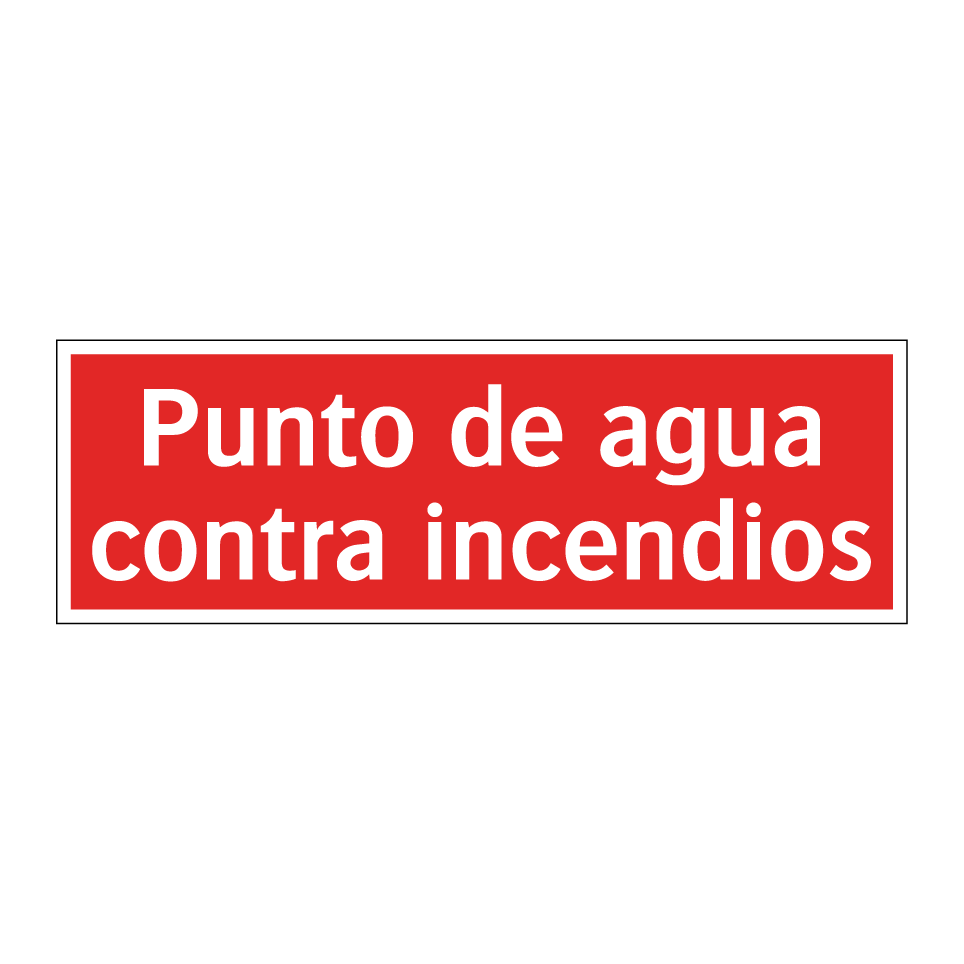 Punto de agua contra incendios