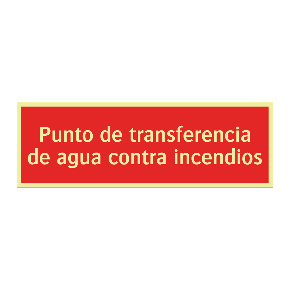 Punto de transferencia de agua contra incendios