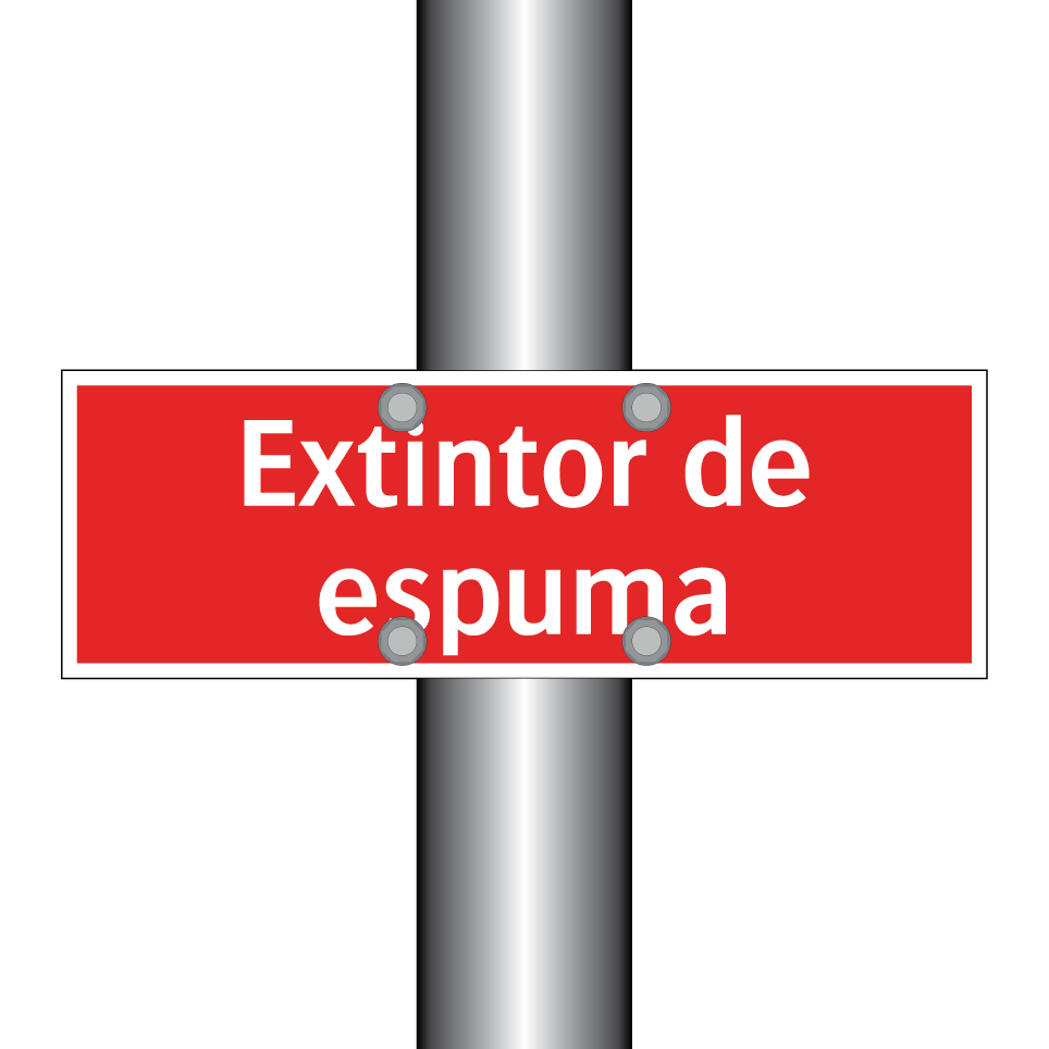 Extintor de espuma