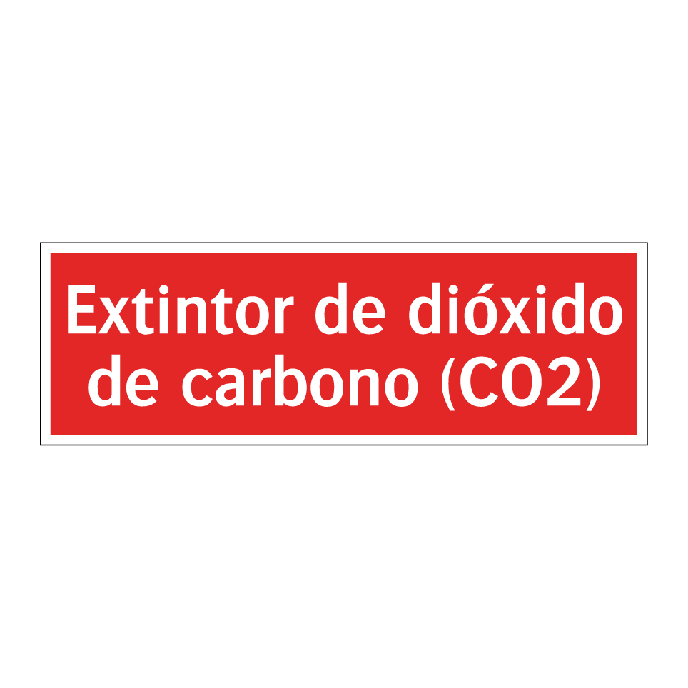 Extintor de dióxido de carbono (CO2)