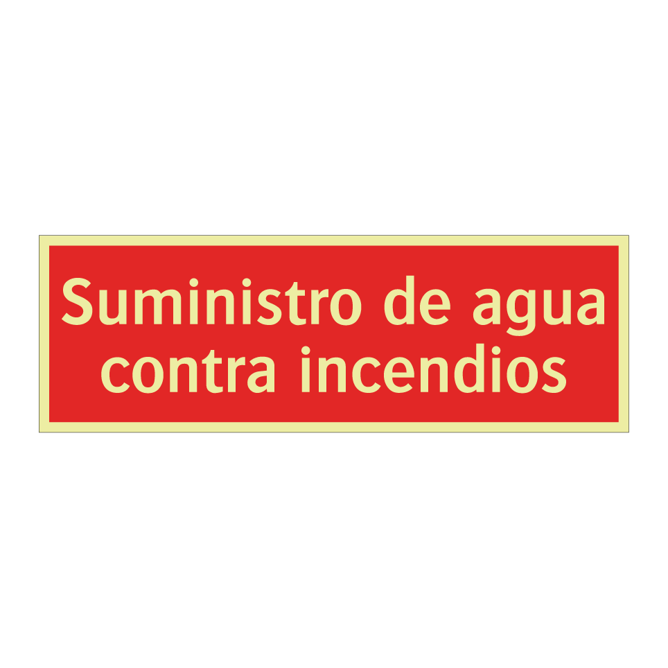 Suministro de agua contra incendios