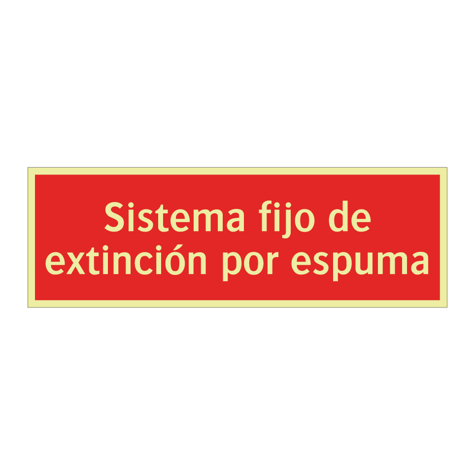 Sistema fijo de extinción por espuma