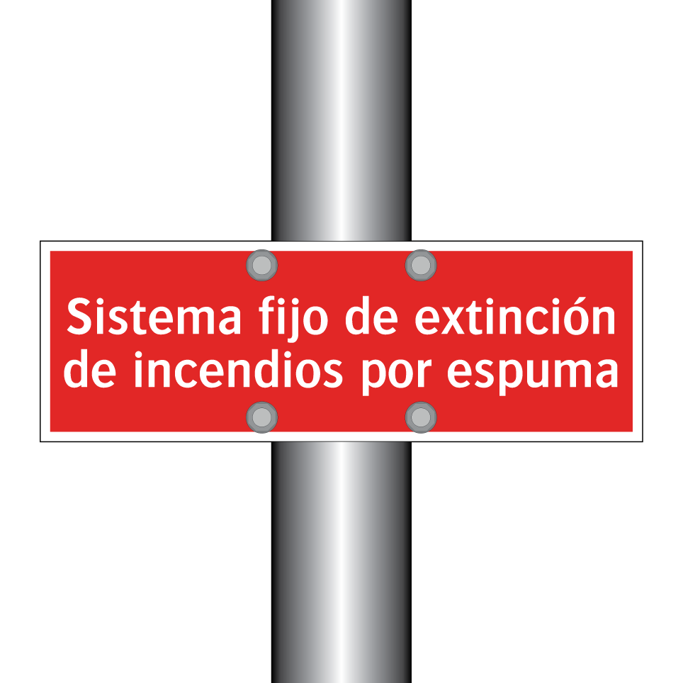 Sistema fijo de extinción de incendios por espuma