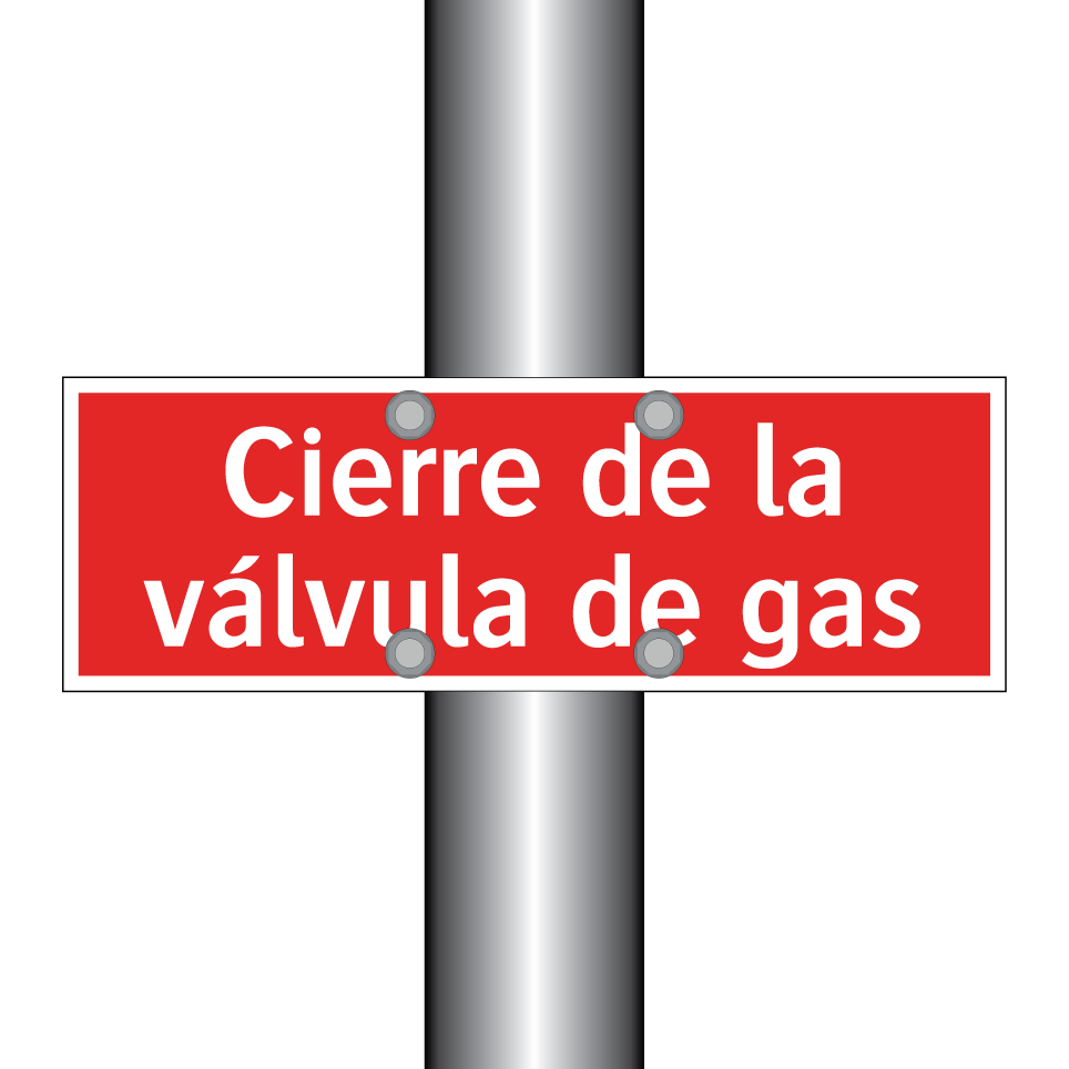 Cierre de la válvula de gas