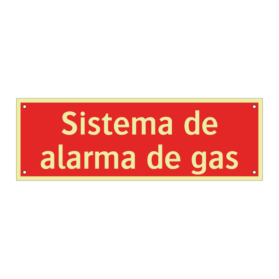 Sistema de alarma de gas