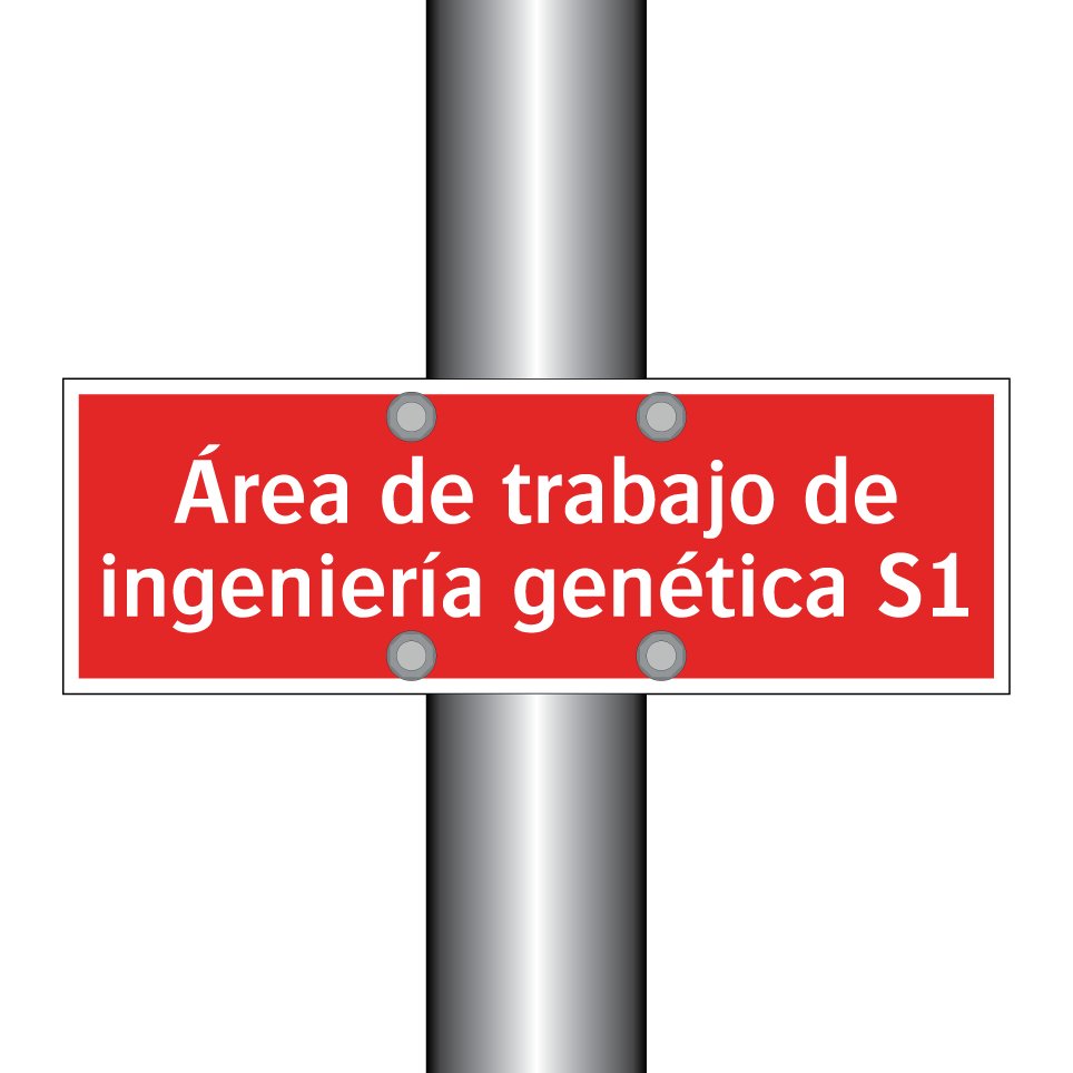 Área de trabajo de ingeniería genética S1