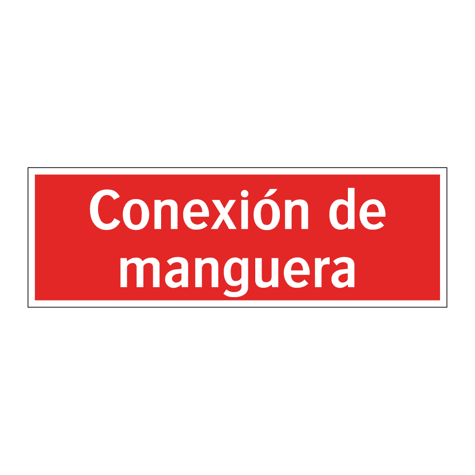 Conexión de manguera