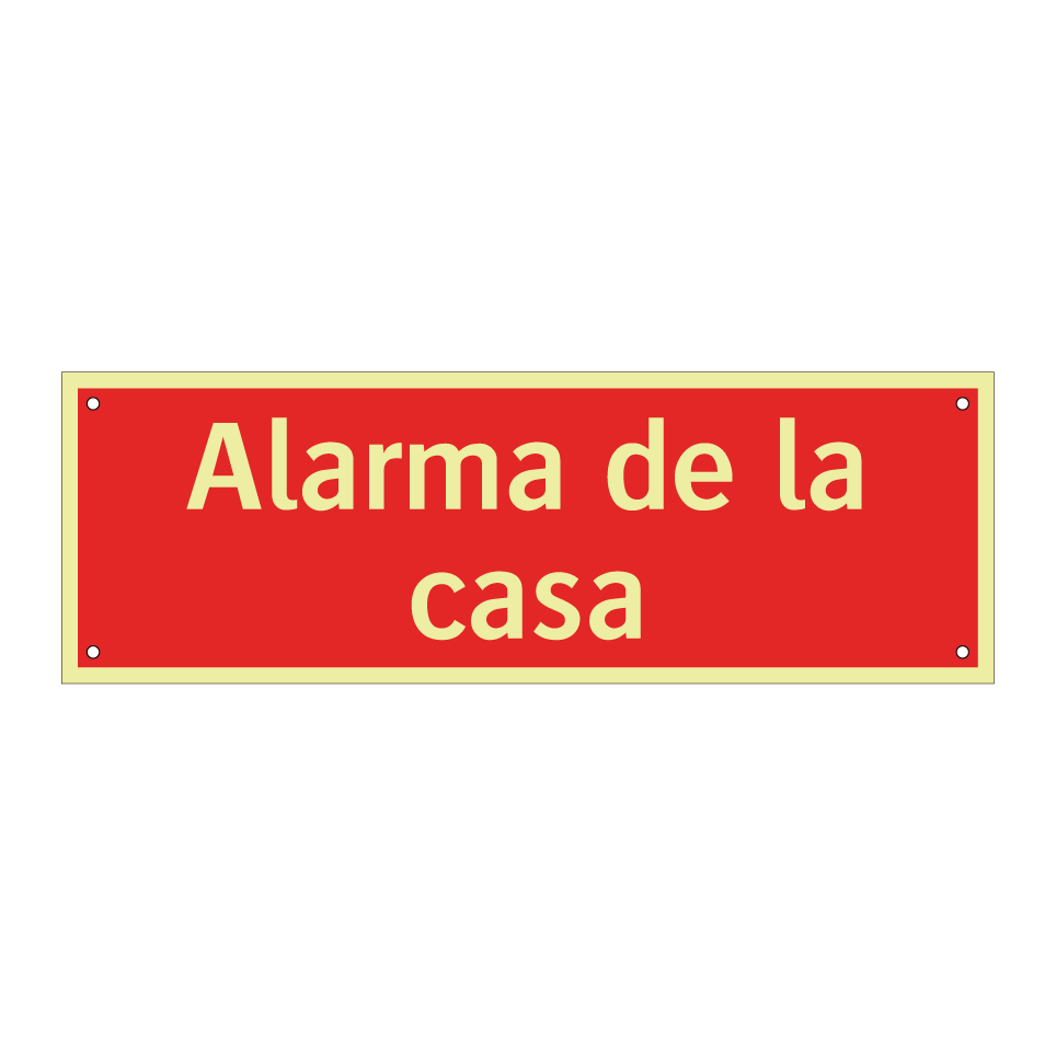 Alarma de la casa