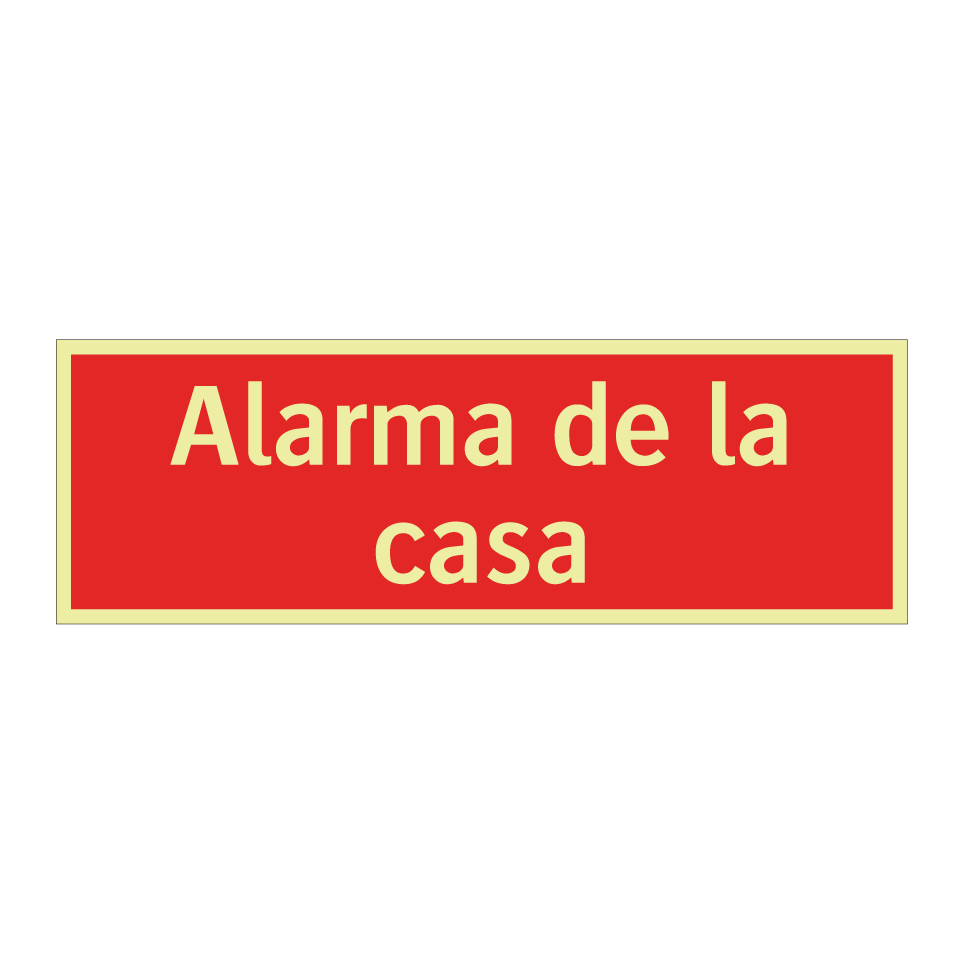 Alarma de la casa