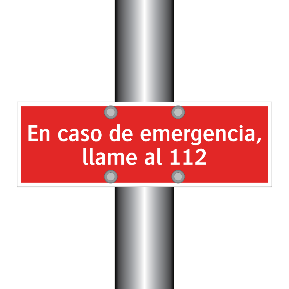 En caso de emergencia, llame al 112