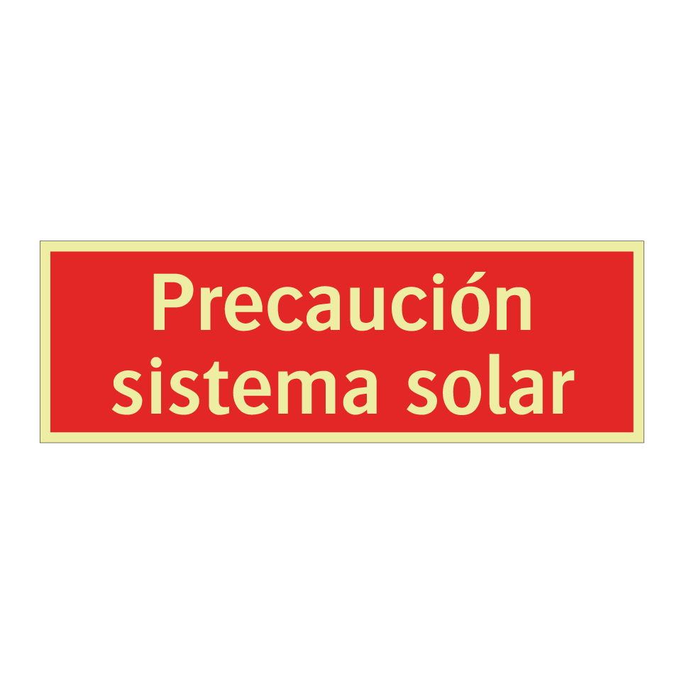 Precaución sistema solar