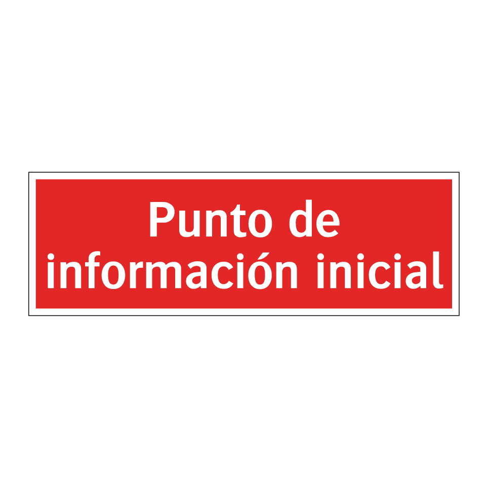 Punto de información inicial