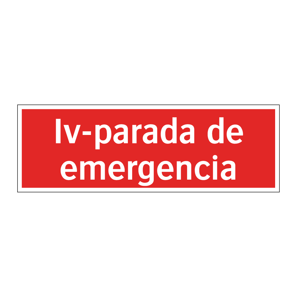 Iv-parada de emergencia