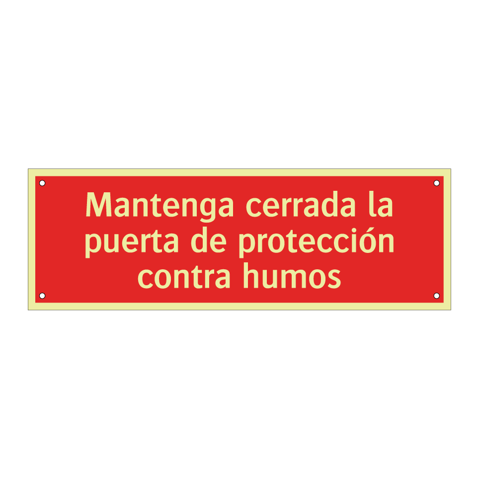Mantenga cerrada la puerta de protección contra humos