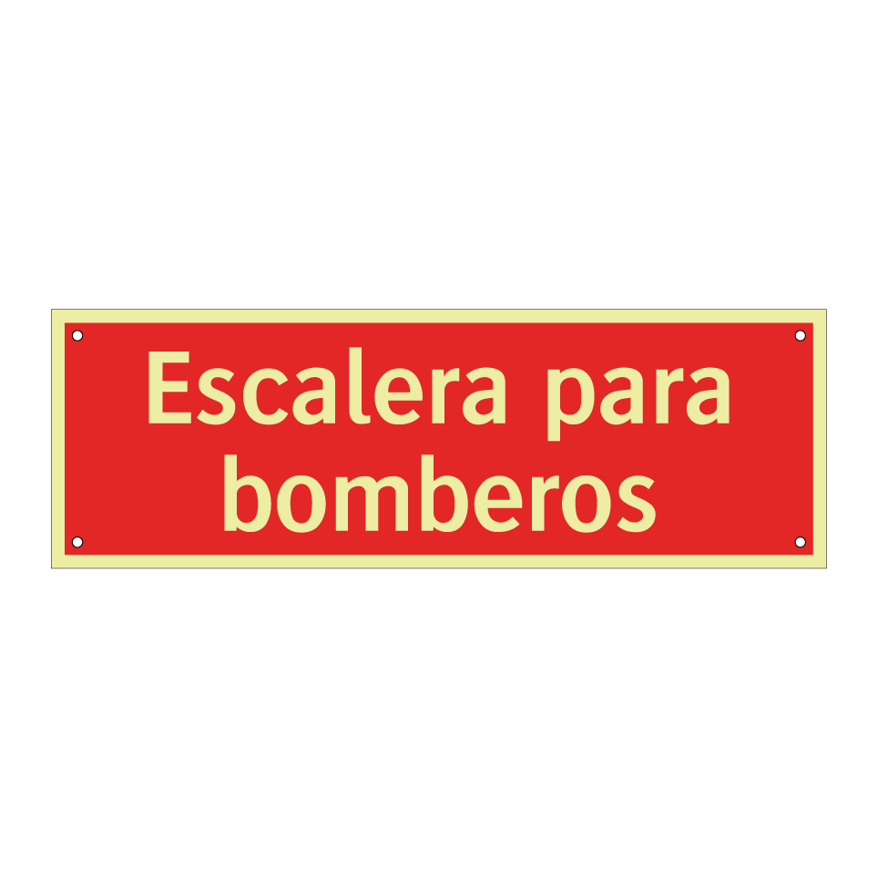 Escalera para bomberos