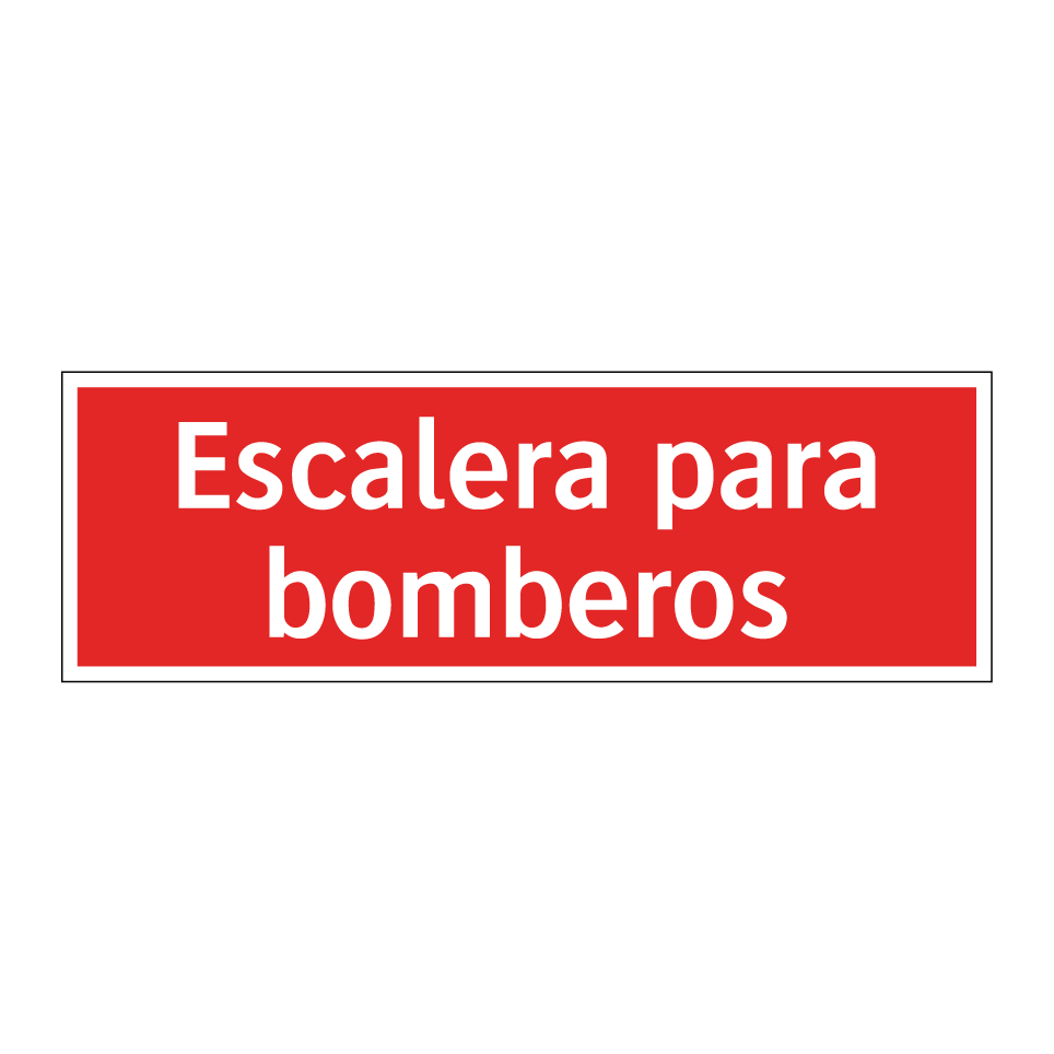 Escalera para bomberos