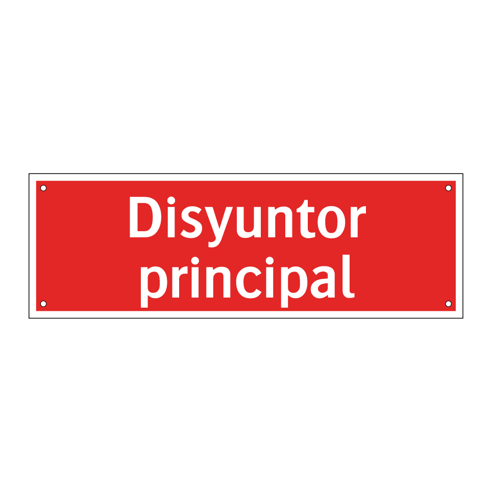 Disyuntor principal