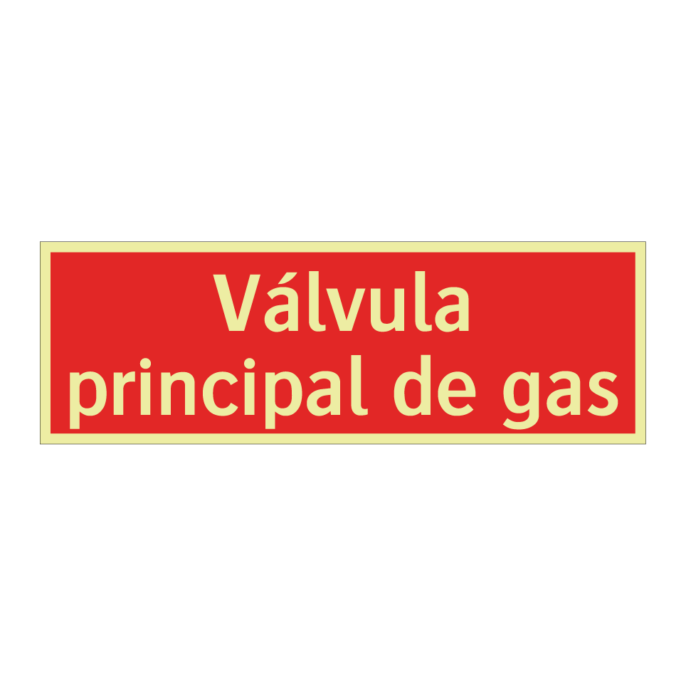 Válvula principal de gas