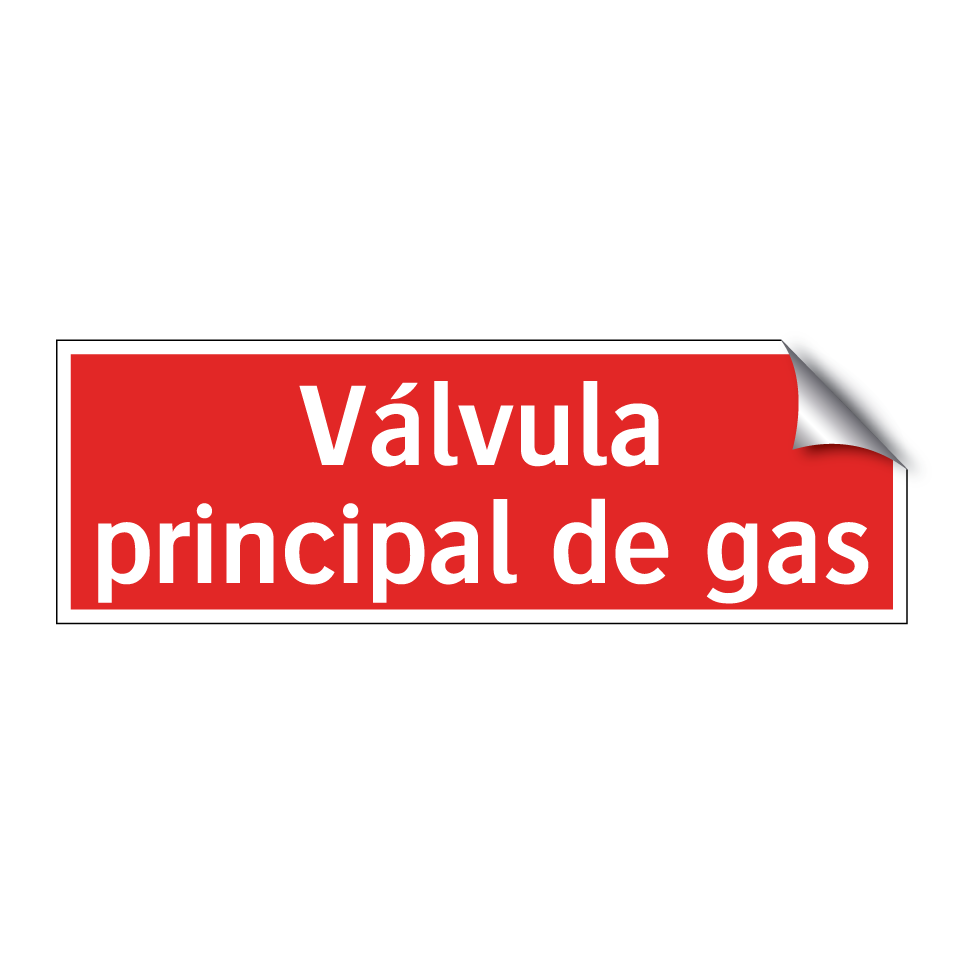 Válvula principal de gas
