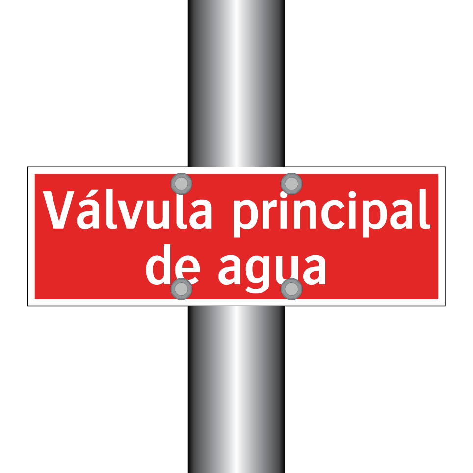 Válvula principal de agua