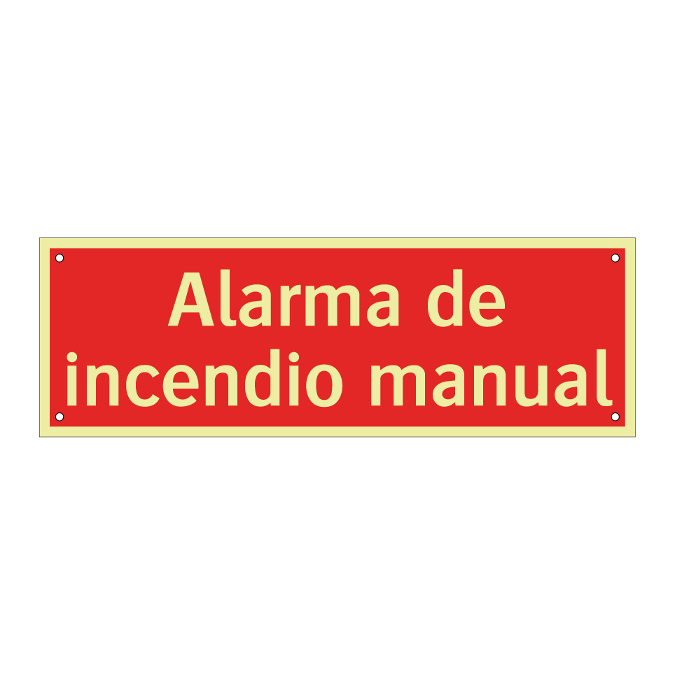 Alarma de incendio manual